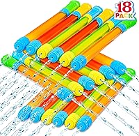 JOYIN 18 Pack 16.5'' Squirt Guns - Bulk Water Blasters for Kids, Pool Parties, Beach & Backyard Fights Up to 35ft Range