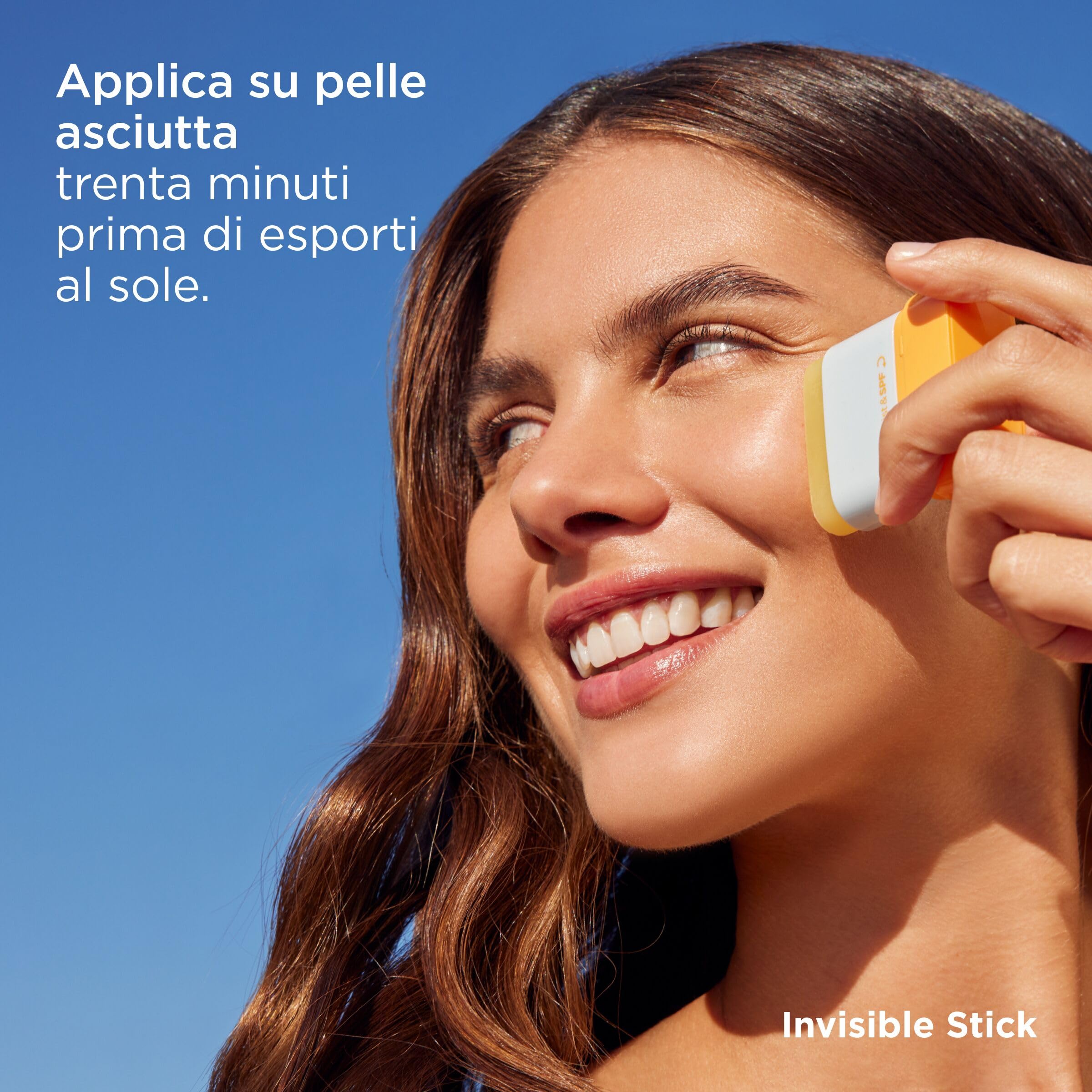 ISDIN Invisible Stick SPF 50 (10 g) | Crema Solare in Stick per Facilitare la Riapplicazione | Adatto a Tutti i Tipi di Pelle