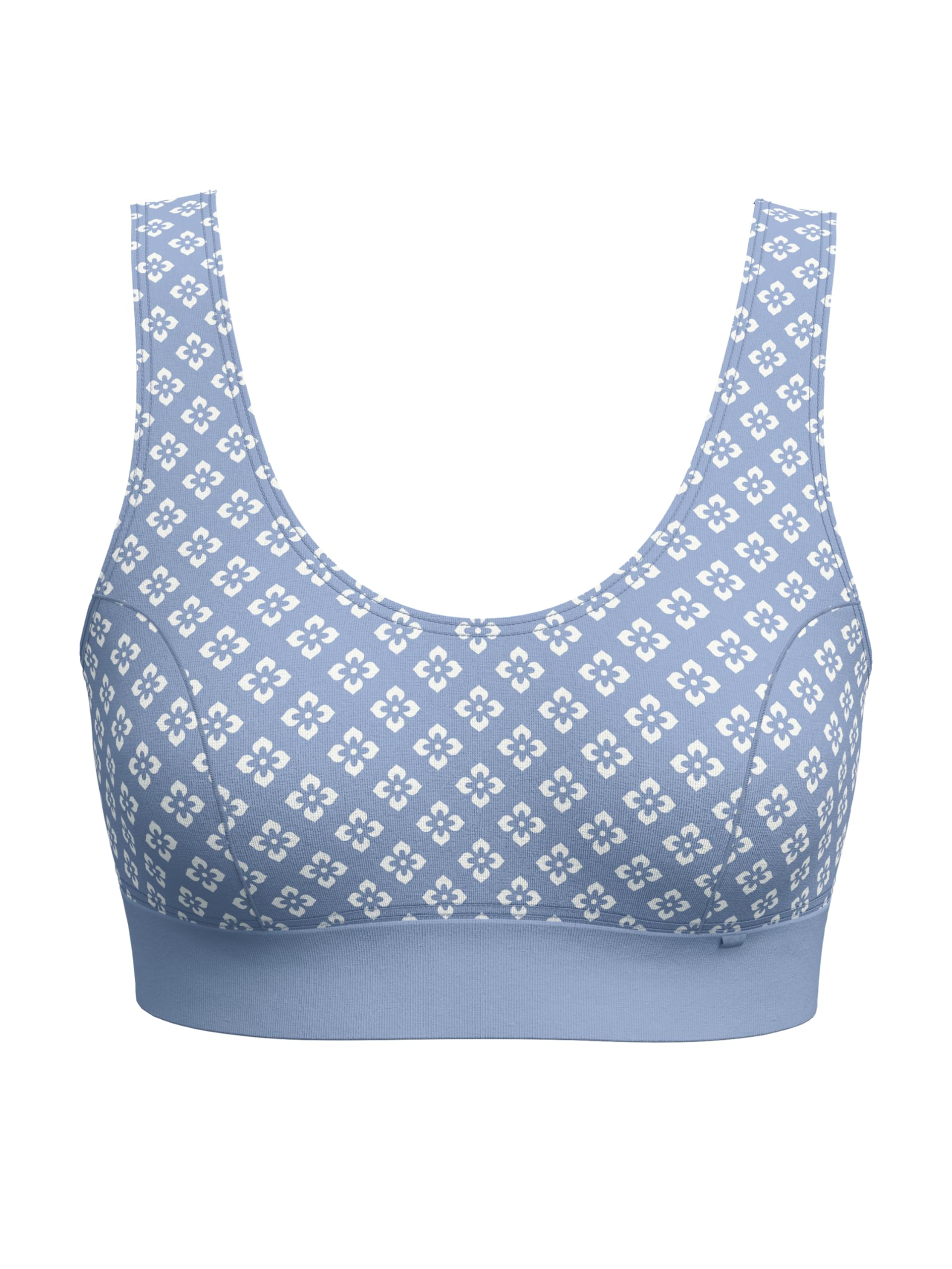 CALIDA Elastic Trend Bustier Damen, mit breitem Softbund, atmungsaktive und weiche Single Jersey-Qualität