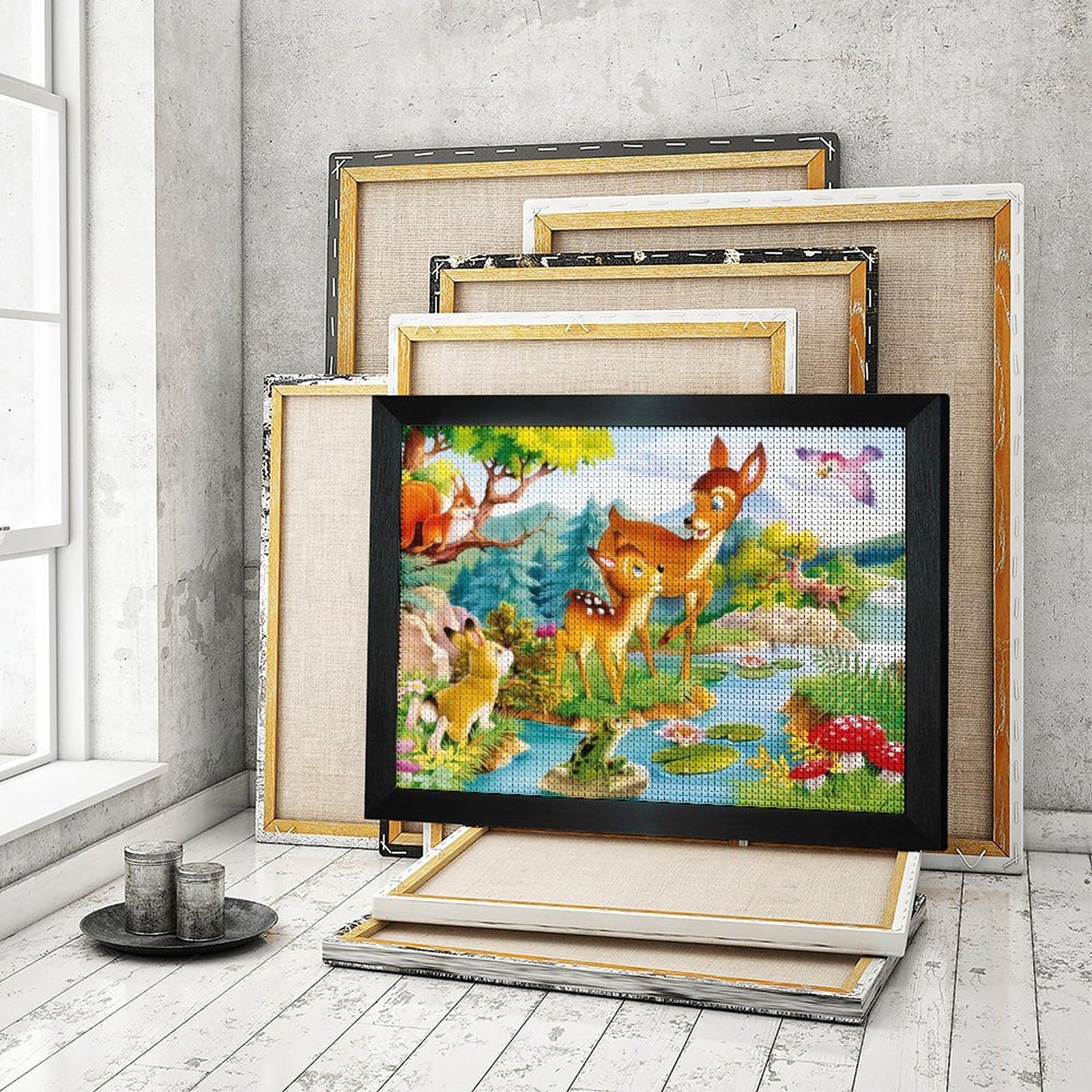 Amazon.co.jp: 5D DIY ダイヤモンドアート バンビ 映画 とんすけ