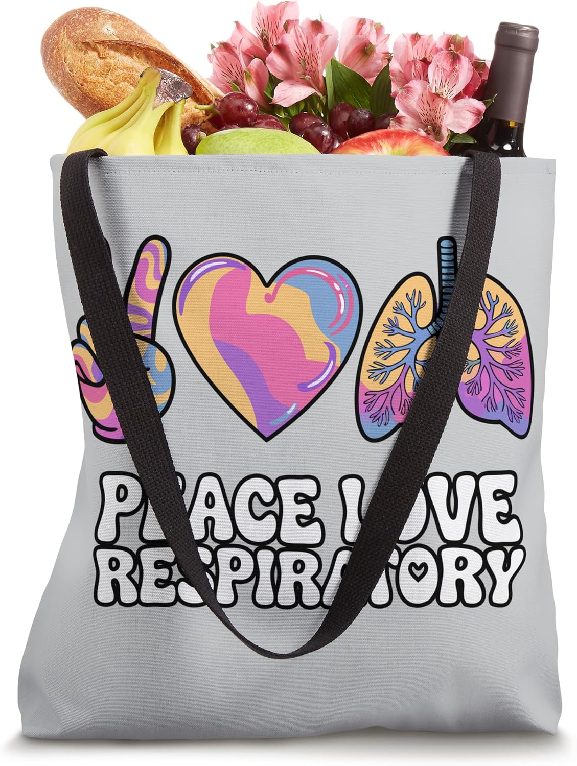 Lung Health Respiratory Therapist Medical Pulmonary Care Tote Bag