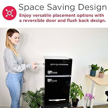 Amazon.com: Frigidaire EFR840 Retro Mini Fridge with Freezer