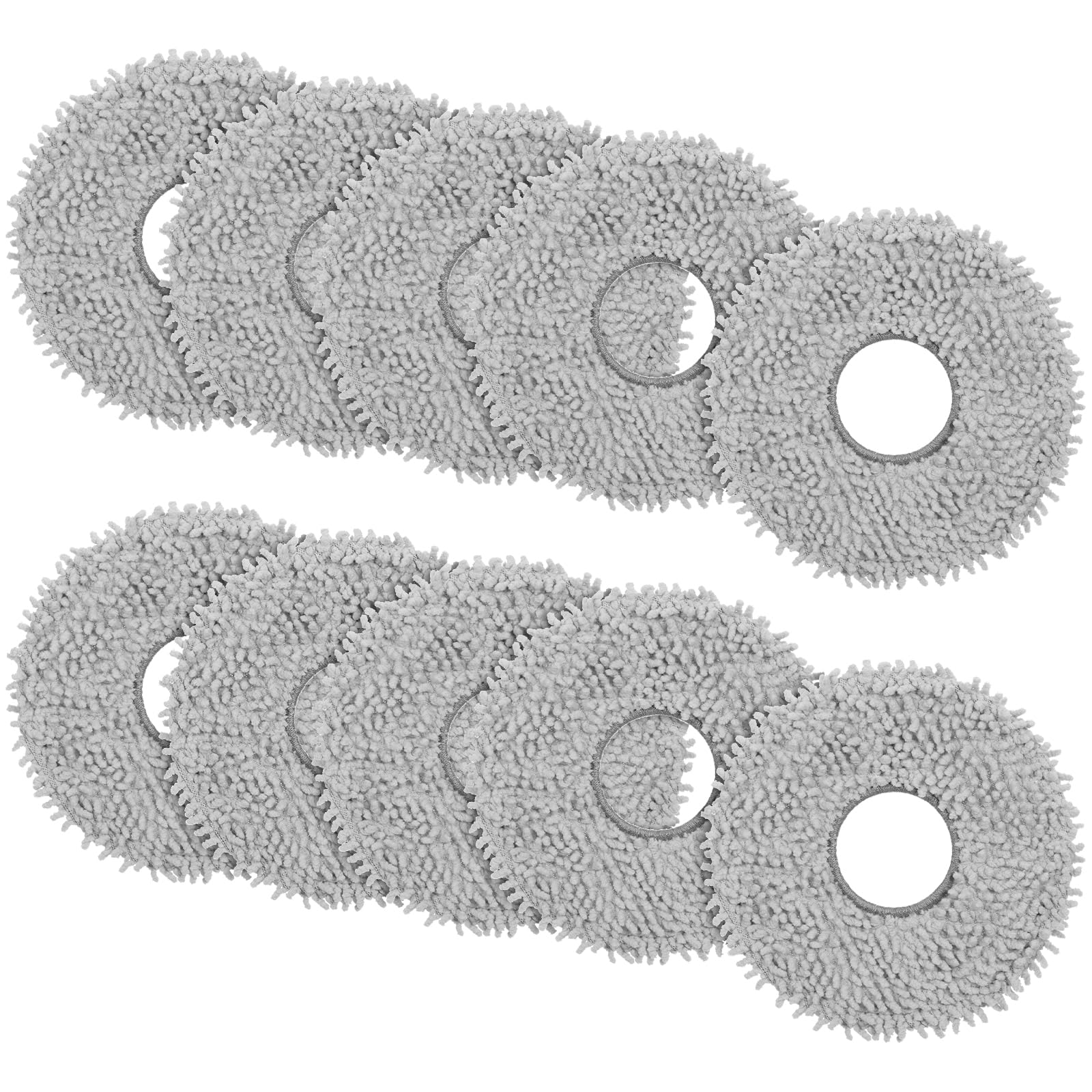 Kssvzz 10 sztuk nakładek z mikrofibry do mopów Dreame L10s Ultra / L10 Ultra / L20 Ultra / L10s Pro Ultra Heat / X40 Ultra i robotów odkurzających Xiaomi X10+ / X20+