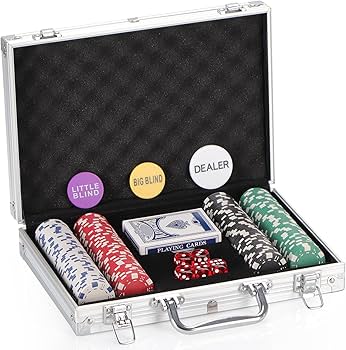 Amazon.com: LUOBAO 200Pcs Poker Chips Set for Texas Holdem