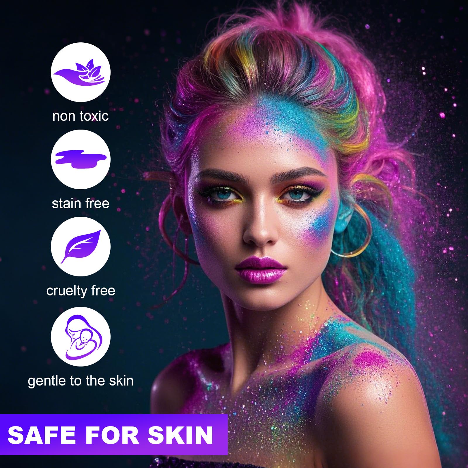 Poudre De Mica, 50g Colorant Résine Époxy Métalliqu Pigment Résine Époxy, Pigment de Qualité Cosmétique Naturel, Colorant en pour pour Vernis à ongle, Bombe de bain(Or