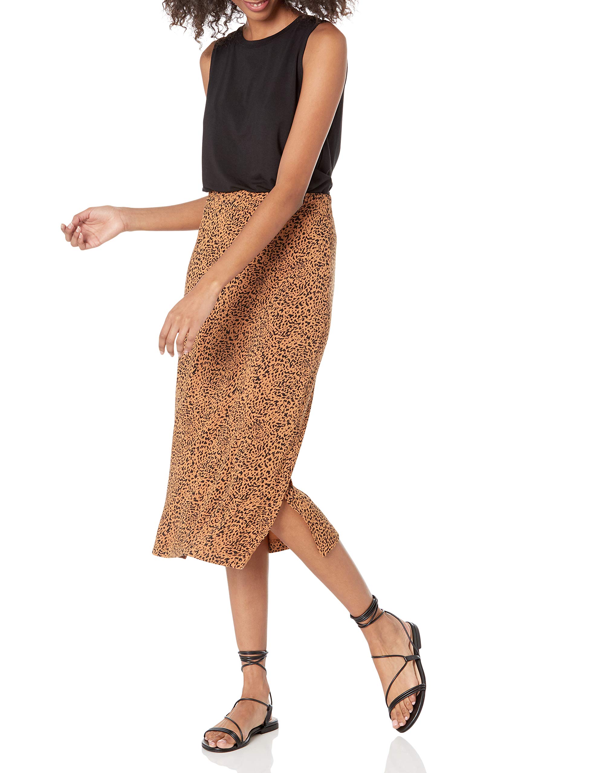 Amazon Essentials Women's Pull-On Knit Midi Skirt (Available in Plus Size)