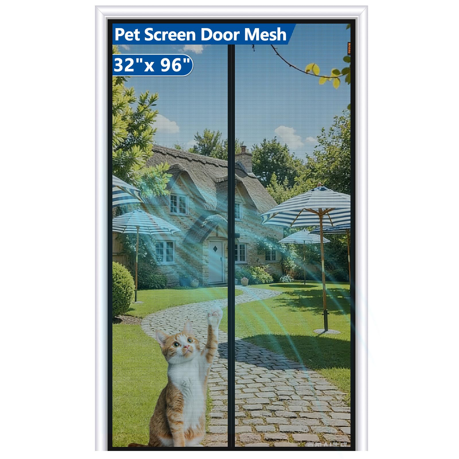 Photo 1 of MAGZO Heavy Duty Magnetic Screen Door Thicker 250g/m² Pet Screen Door Mesh