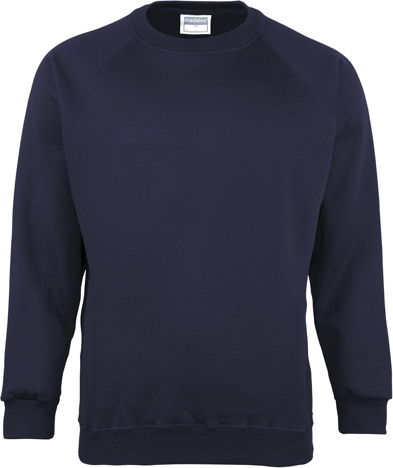 Maddins Sudadera básica con cuello redondo Modelo Coloursure hombre caballero (Extra Grande Maddins Sudadera básica con cuello redondo Modelo Coloursure hombre caballero (Extra Grande
