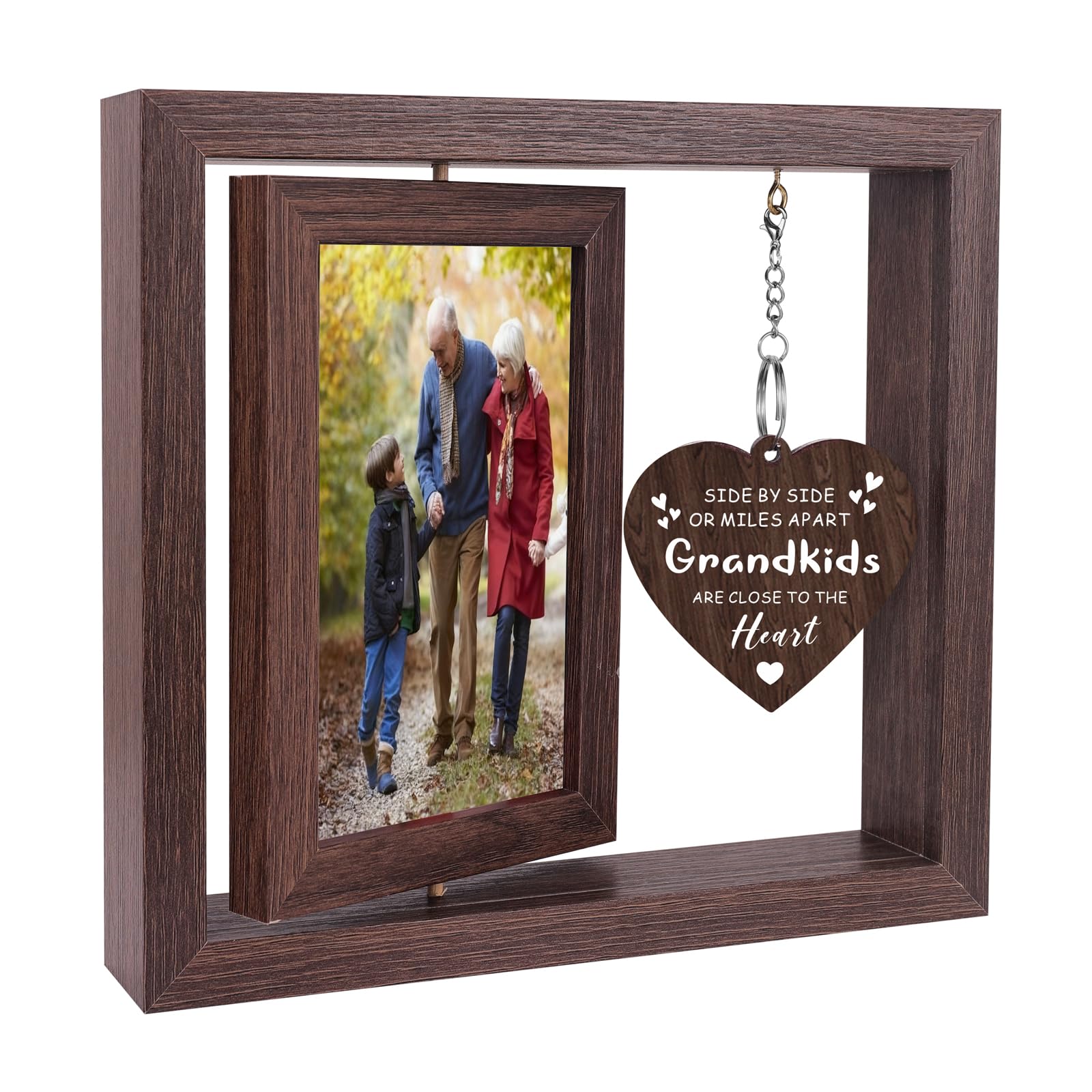 POPSOCKETS クローバー&ハートPhoto Frame Amazon.com - Boiveco Side by Side or Miles Apart Grandkids are