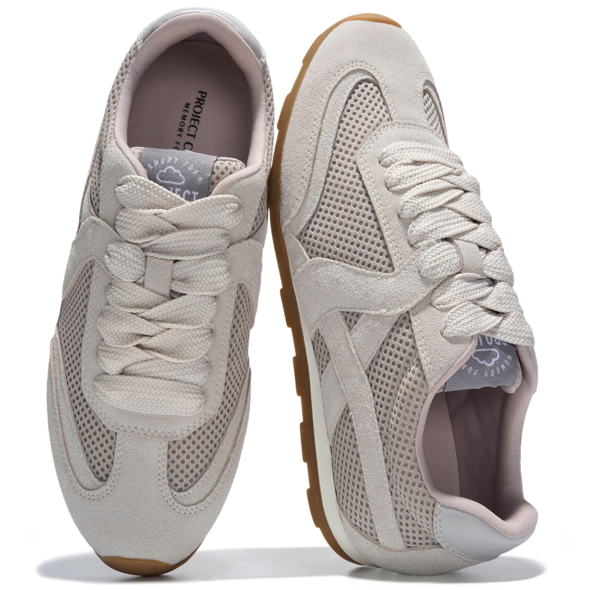 Project Cloud Genuine Leather Womens Barefoot Lace Up Shoes Non Slip Sole
