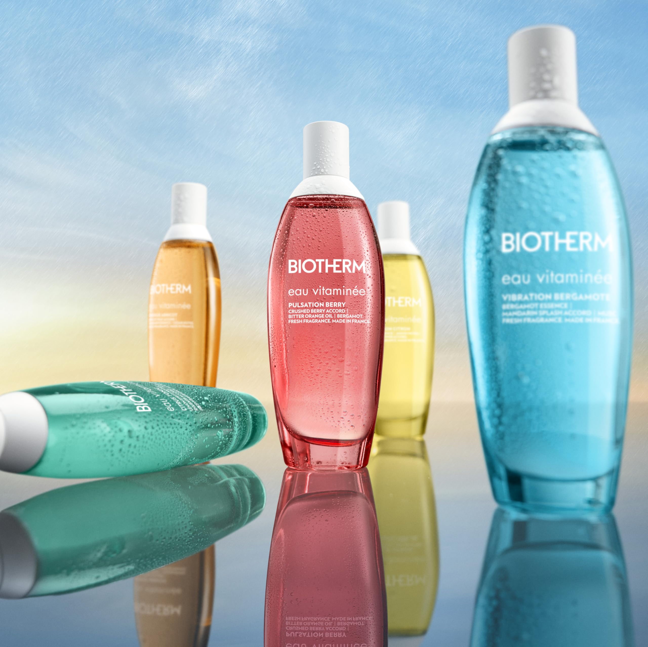 Biotherm, Eau Vitaminée Citrus Tonic, Bruma corporal perfumada cítrica, 100ml