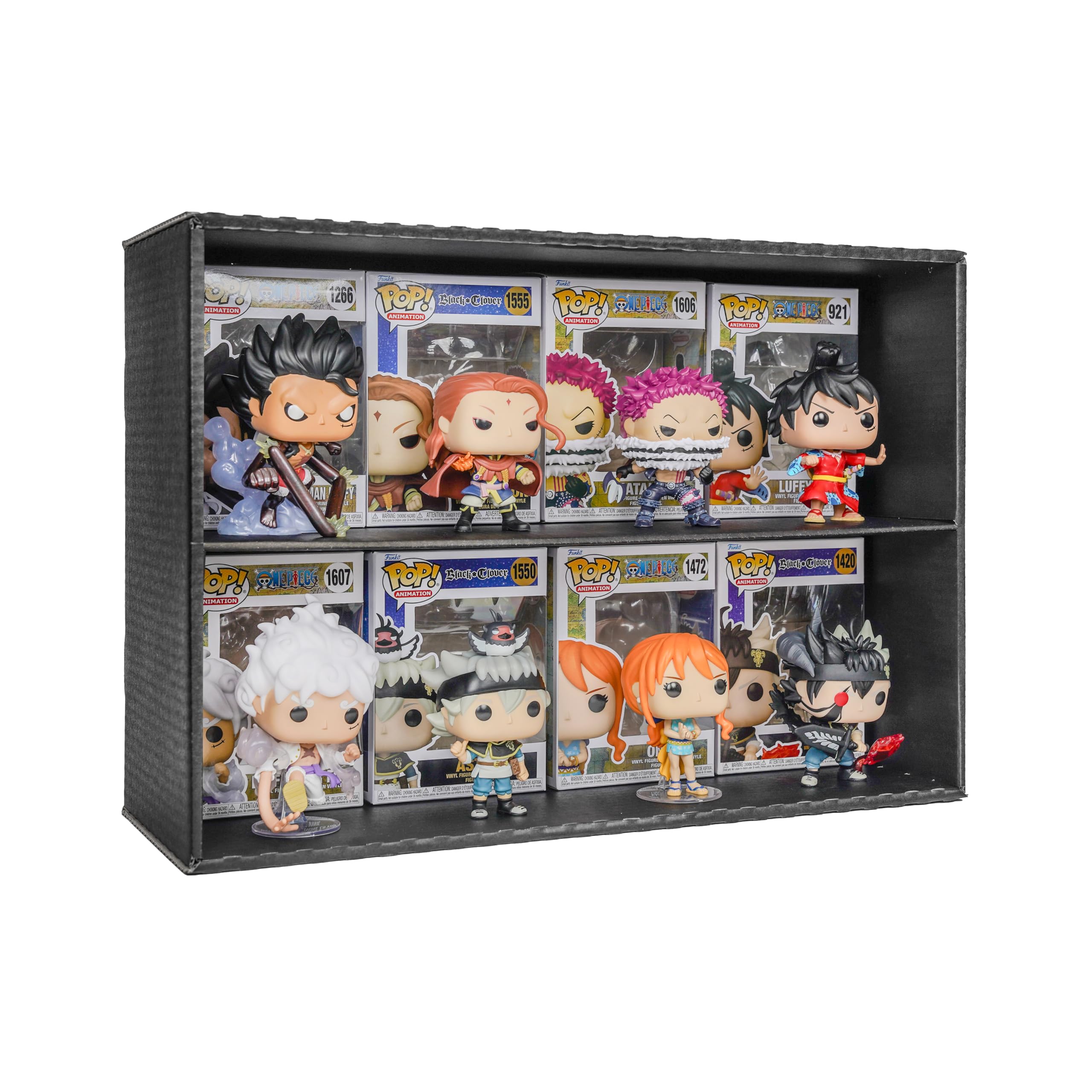 Funko Pop Regal, Aufbewahrung, Display, für bis zu 16 Figuren, schwarz Spielzeug