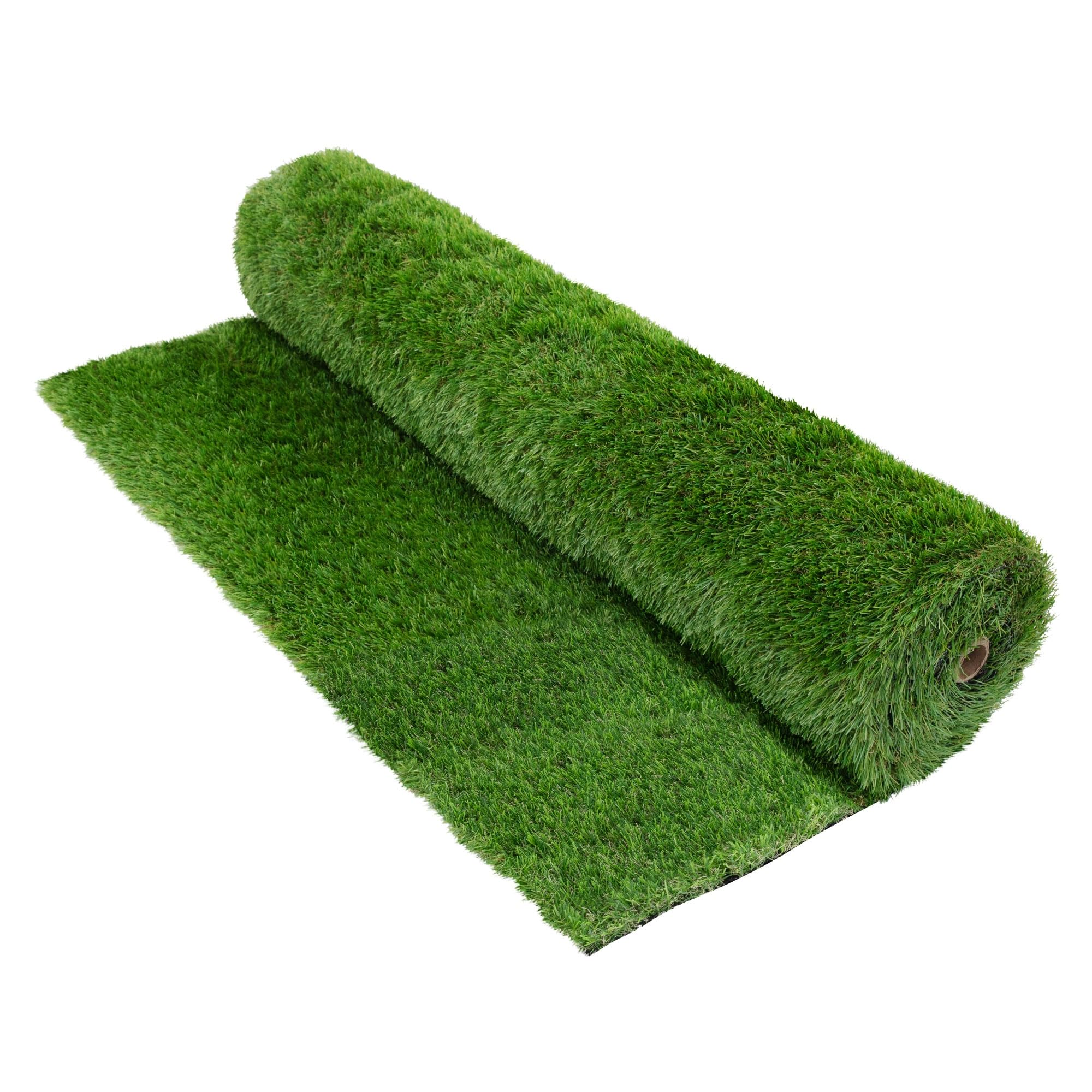 ECD Germany Rotolo Erba Sintetica 100x900 cm 9m² Verde, Tappeto Erba Artificiale Outdoor Resistente alle Intemperie, Altezza 35 mm, Drenante e Anti UV, Prato Finto per Balcone Terrazza e Giardino