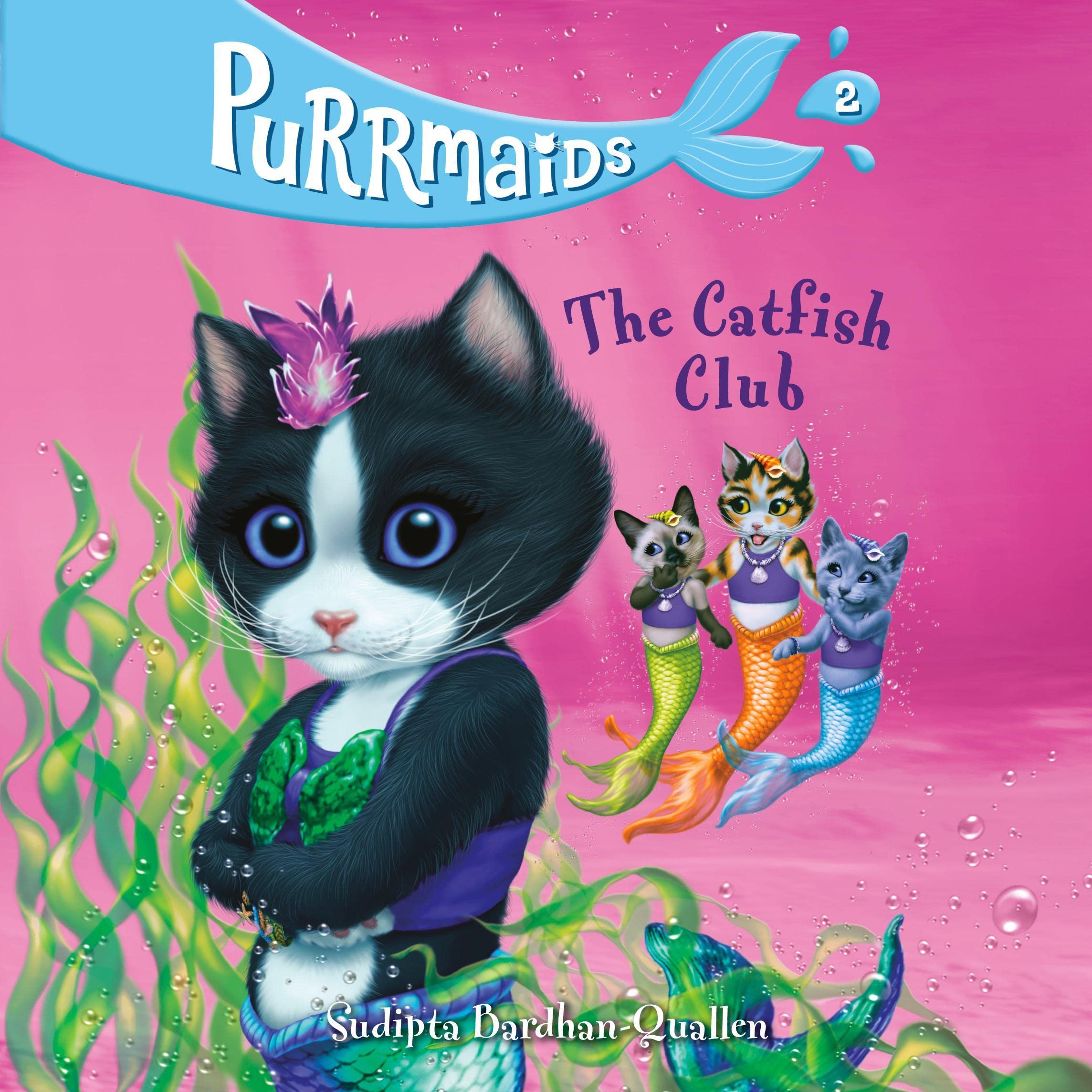 Cover art for Purrmaids #2: The Catfish Club