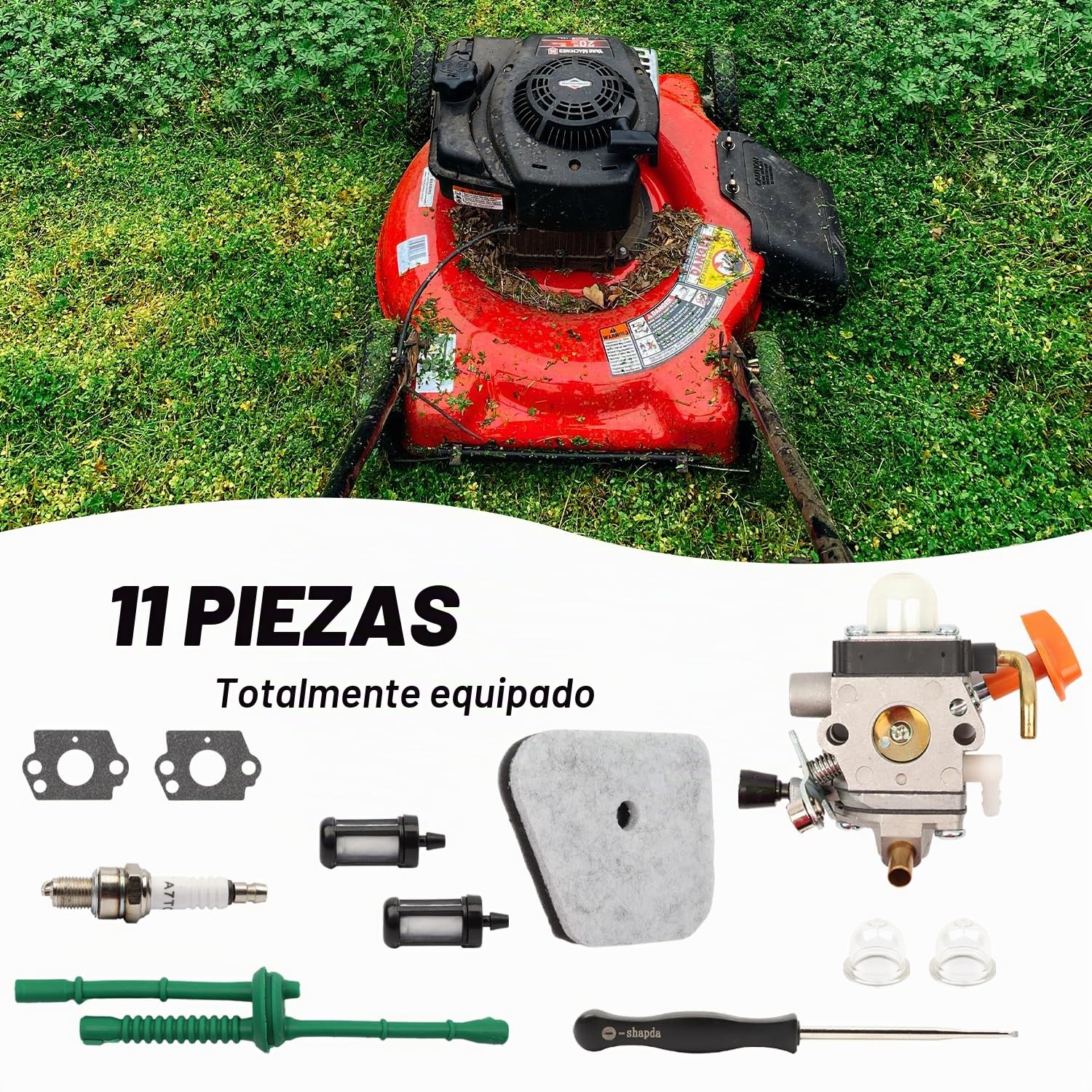 Carburador para FS87 FS90 FS100 FS 110 FS130 HL95 HT100 HT101 KM90 KM100 KM110 SP90 Fadenabschneider.