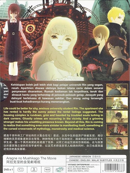 Amazon.com: ARAGNE NO MUSHIKAGO THE MOVIE - COMPLETE ANIME MOVIE