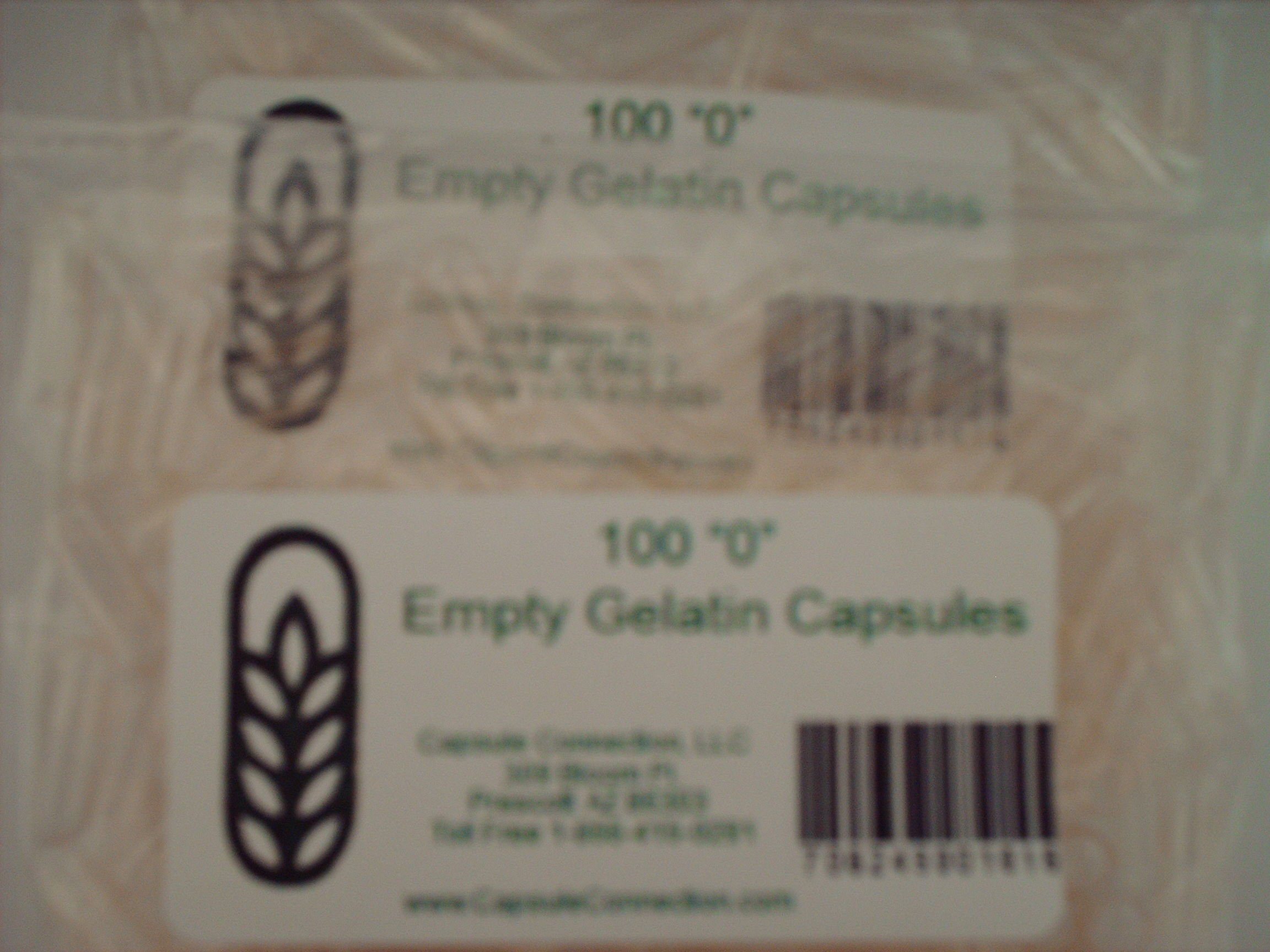 Capsule Connection | Empty Capsules Gelatin Size 0 100 caps