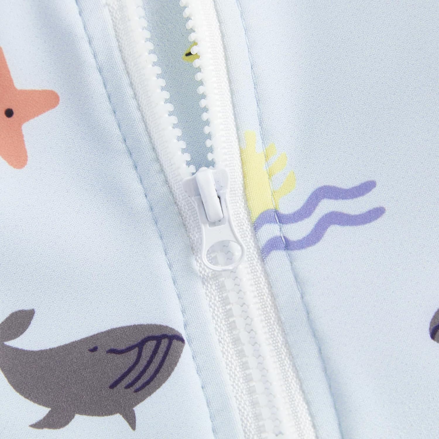 Hnyenmcko Baby Boy Girls Rash Guard Swimsuit Toddler Long Sleeve One Piece Zipper Bathing Suit Infant Swimming Suit - Image 4