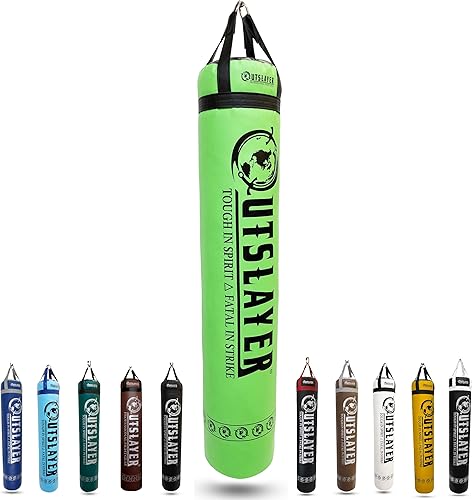 Miniatura 10 de Muay Thai - Saco de boxeo de 6 pies y 150 libras sin relleno, fabricado en Estados Unidos