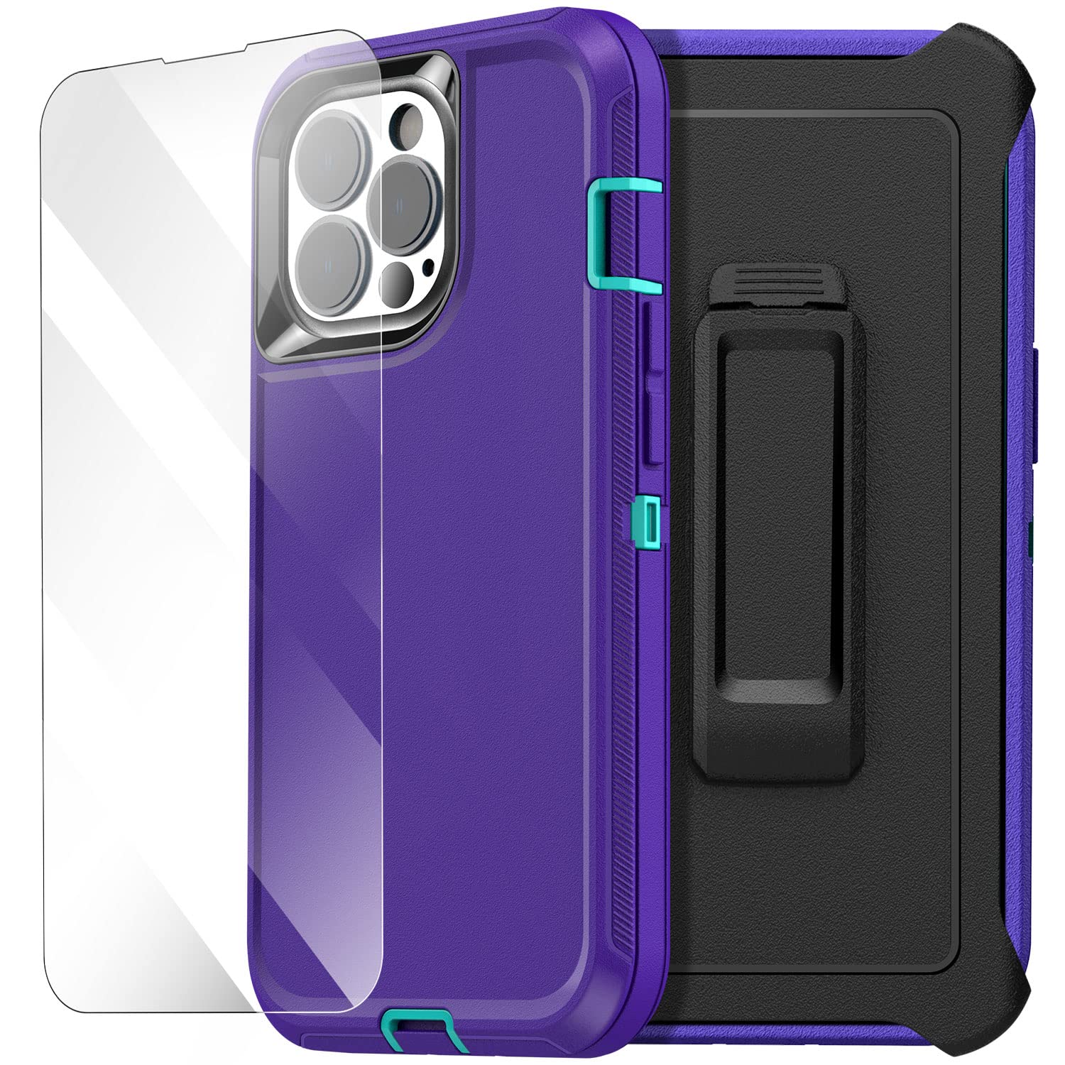 AICase Belt-Clip Holster Case for iPhone 14 Pro Case (6.1