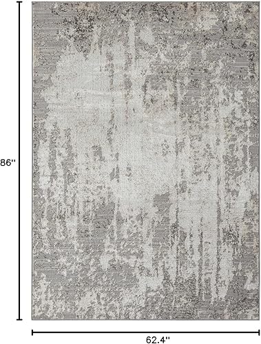 Miniatura 10 de LUXE WEAVERS Florance Collection 86572 Vizon - Alfombra moderna de 8 x 10