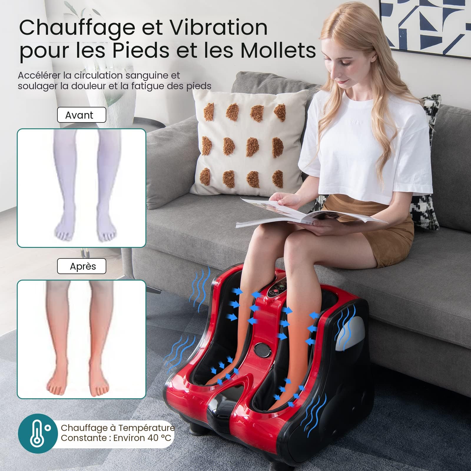Masseur De Pieds Et Civière Pour Mollet – Outil Ergonomique EVA Pour Fasciite Plantaire, 15x16x4,2 Cm