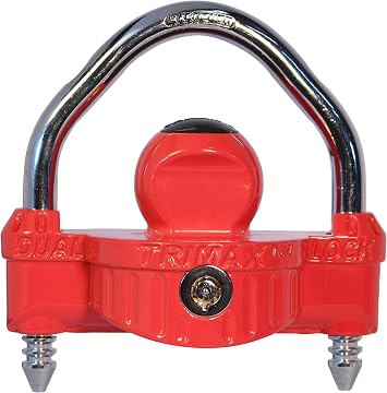 Trimax UMAX25 UMAX Red Universal Die Cast Dual Purpose Narrow Body Coupler Lock