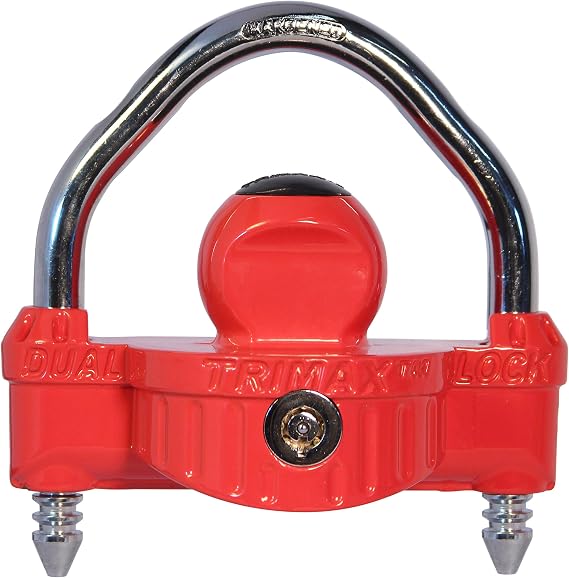 Trimax UMAX25 UMAX Red Universal Die Cast Dual Purpose Narrow Body Coupler Lock