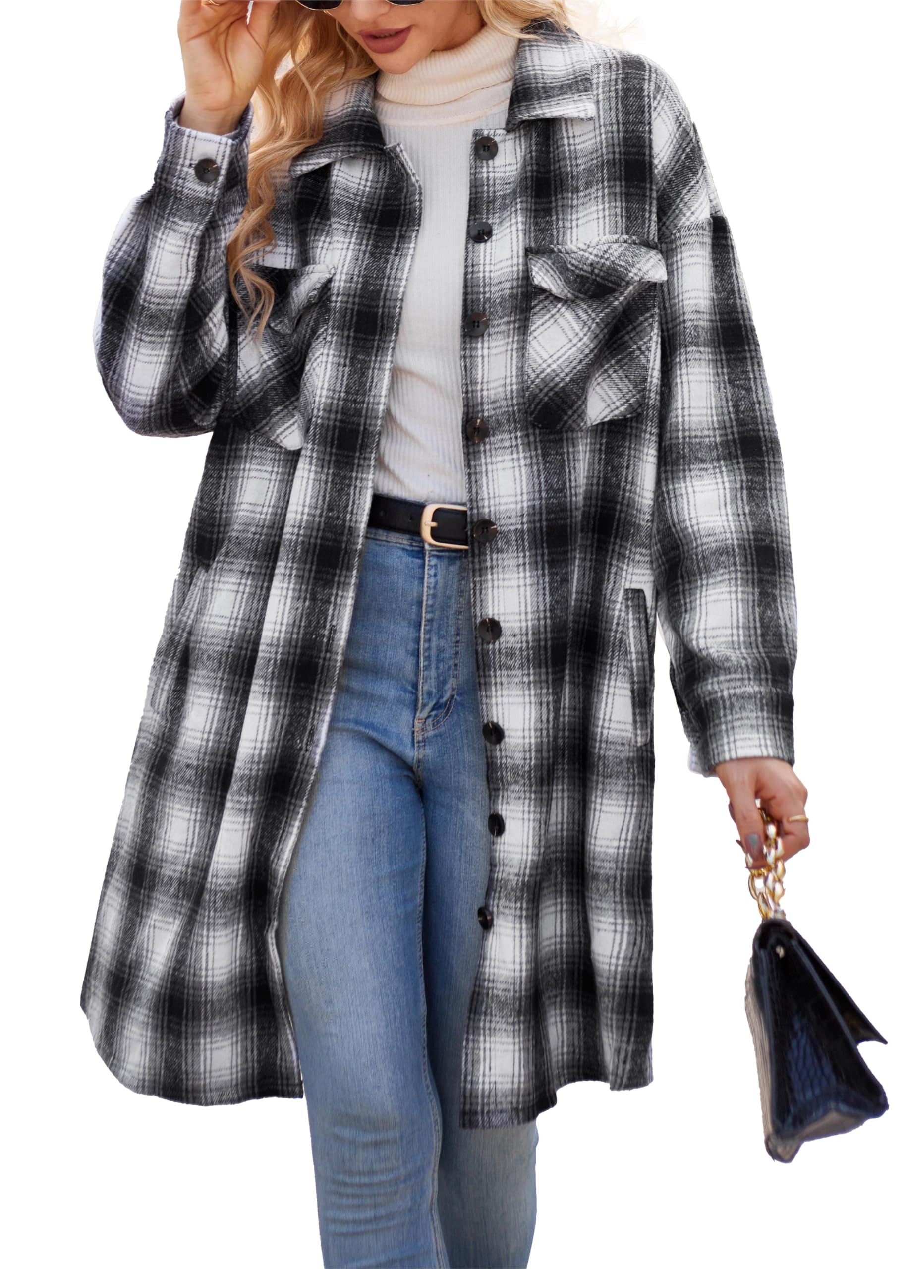 TODAYFUL Over Check Coat M マキシ丈 総柄 千鳥格子 アウト