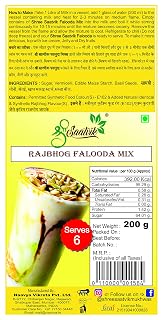 Shree Saatvik Rajbhog Falooda Mix | Indian Traditional Dessert Pre mix