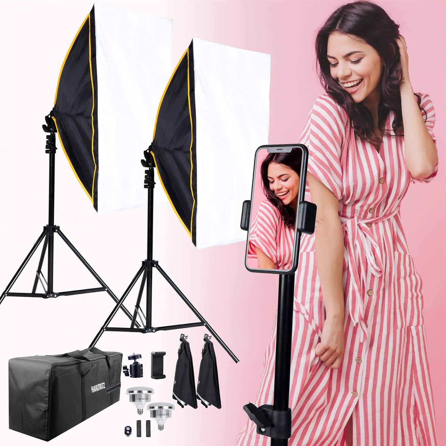 kit di illuminazione per videografia