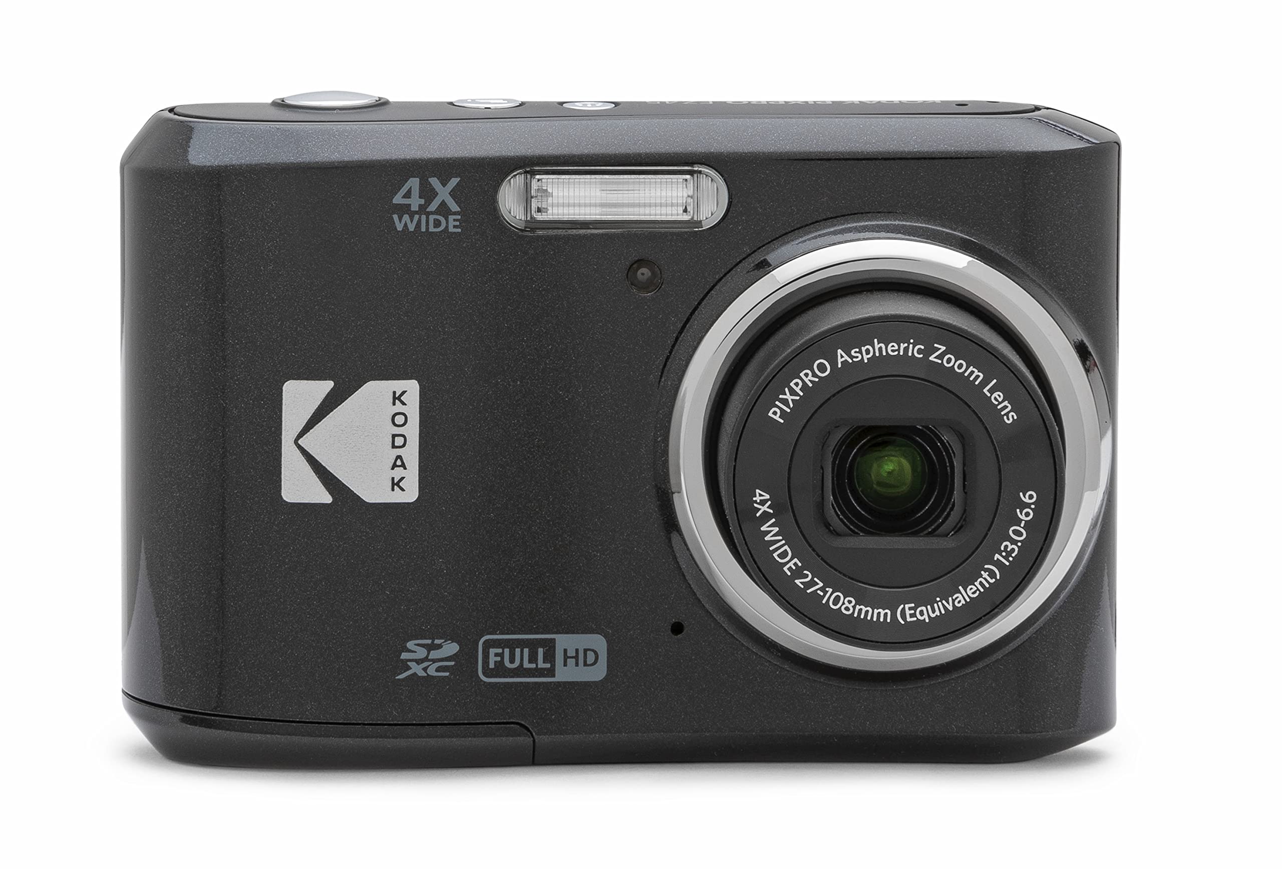 KODAKPIXPRO FZ45 16MP 4x Zoom Compact Camera - Black