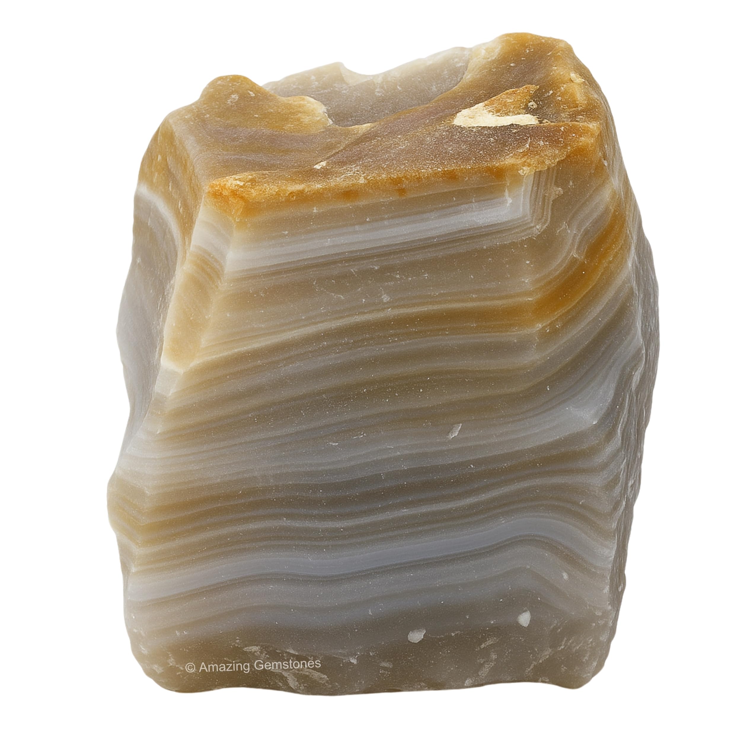 Lace Agate Crystals and Healing Stones, 1 Piece Raw