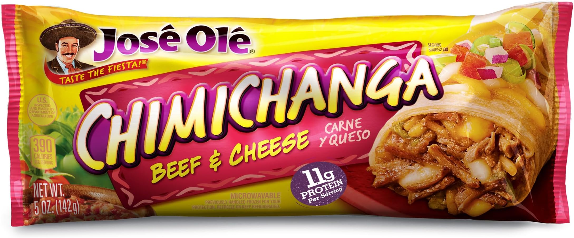 Chimichanga, Beef & Cheese, 5 Oz