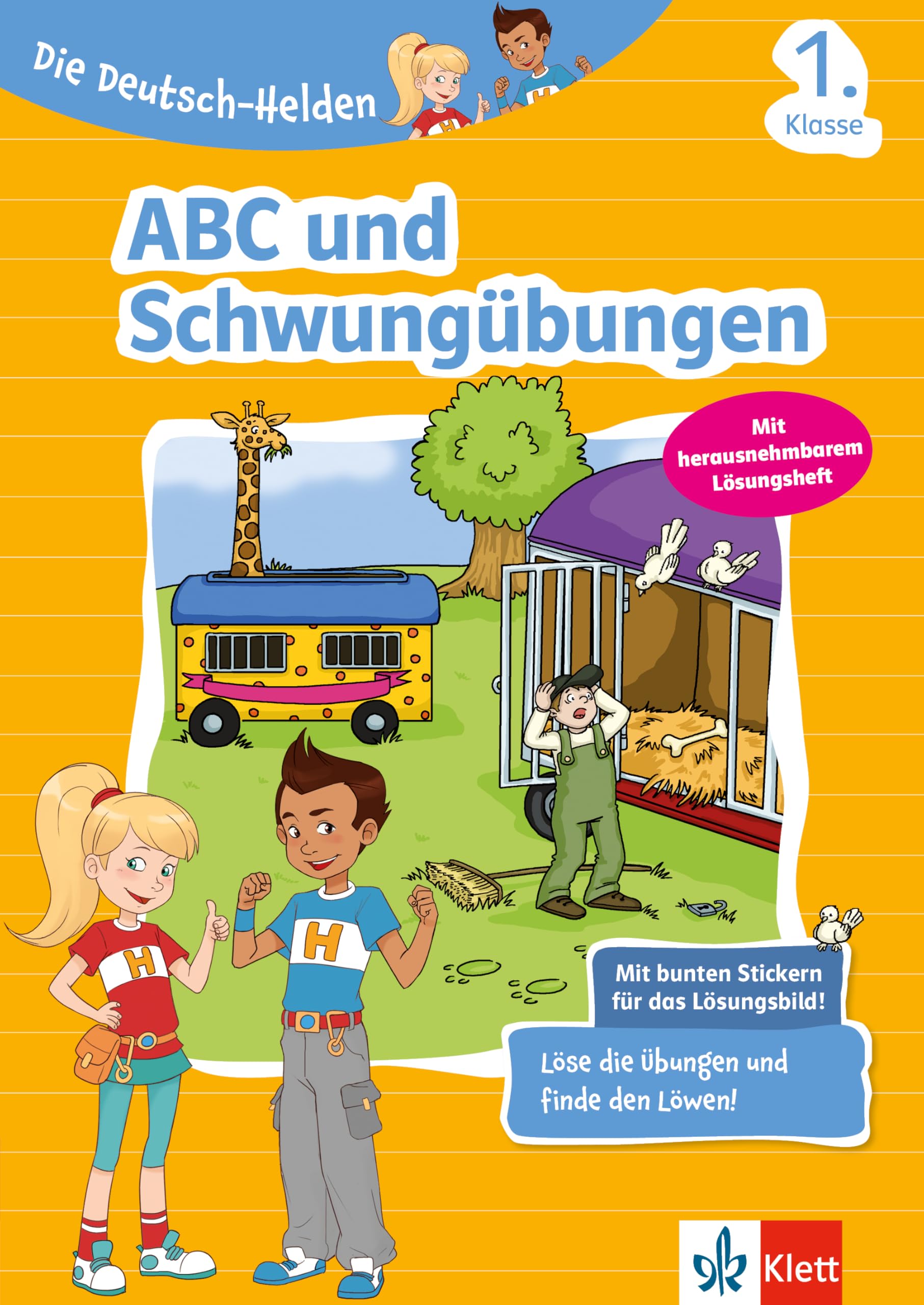 Die Deutsch-Helden ABC und Schwungübungen 1. Klasse: Deutsch in der Grundschule