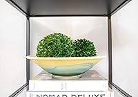 Vista 9 de Admired by Nature 3 bolas de 5 pulgadas Topiario de boj artificial, bolas de boj artificiales para macetas para decoración de bodas, decoración