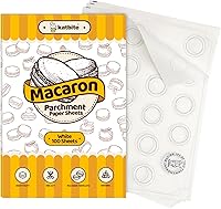 Vista 15 de Katbite 100 piezas de papel de envoltorio para sándwich, forros para cesta de alimentos de 12x12 pulgadas, papel de pergamino para hornear a prueba