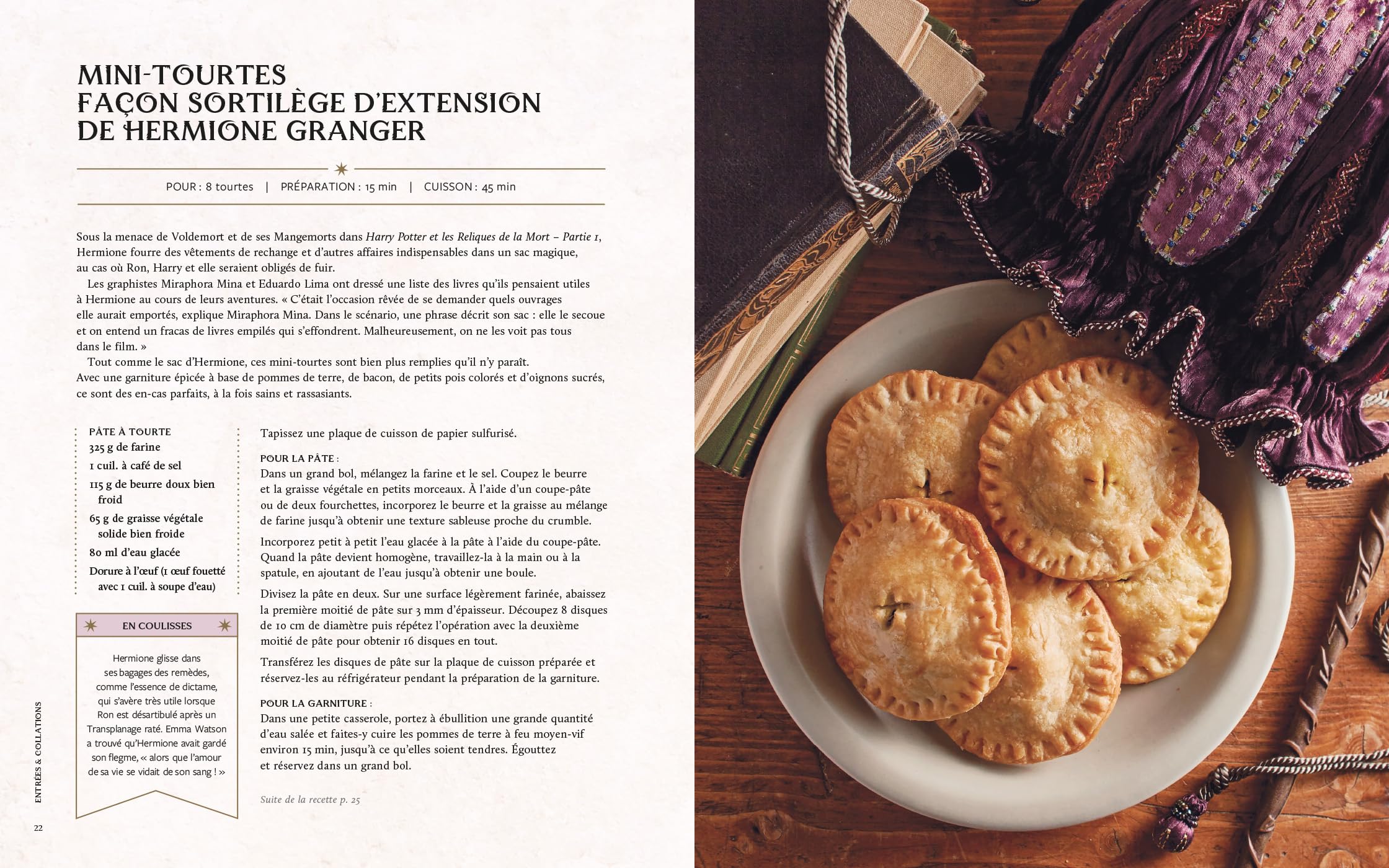 Harry Potter Le livre de recettes officiel: Plus de 70 recettes ensorcelantes pour régaler les sorciers du monde entier !