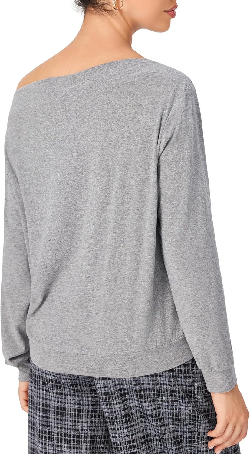 CIDER Off The Shoulder Sweatshirt for Women Long Sleeve One Shoulder Casual Pullover Top Fall Trendy - Image 5
