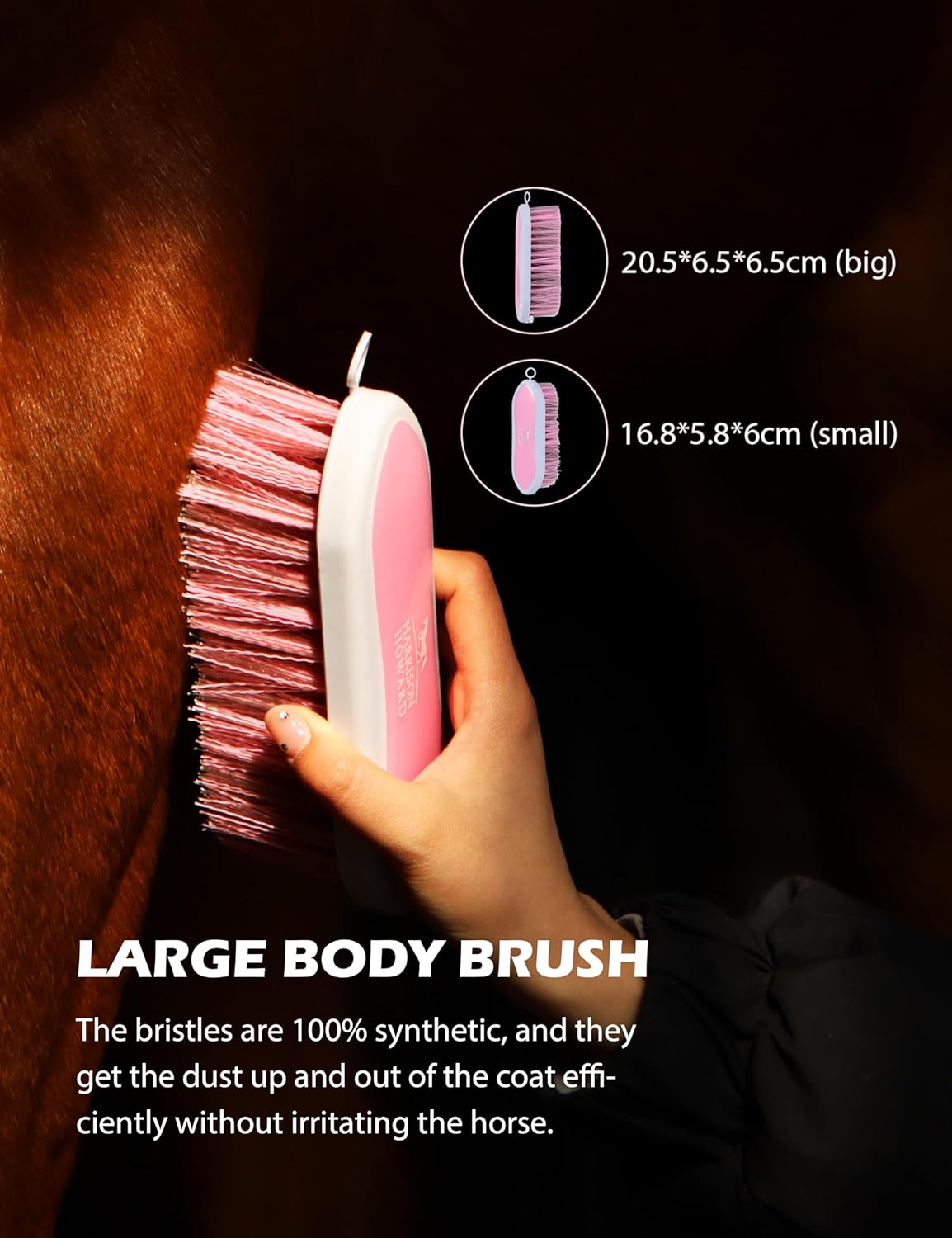 Horse Grooming Kit, 9-Piece Grooming Tools Set for Daily Horse Care – Includes All Essential Tools for Everyday Grooming Pink