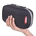 Wooum Large Capacity Pencil Pouch Case for School Office College, Big Capacity 4 Compartments Pencil Bag Holder Adults Teen Boys Girls, Travel Cosmetics Storage (Black)