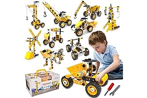 HOMETTER 10-in-1 STEM Construction Building Toys