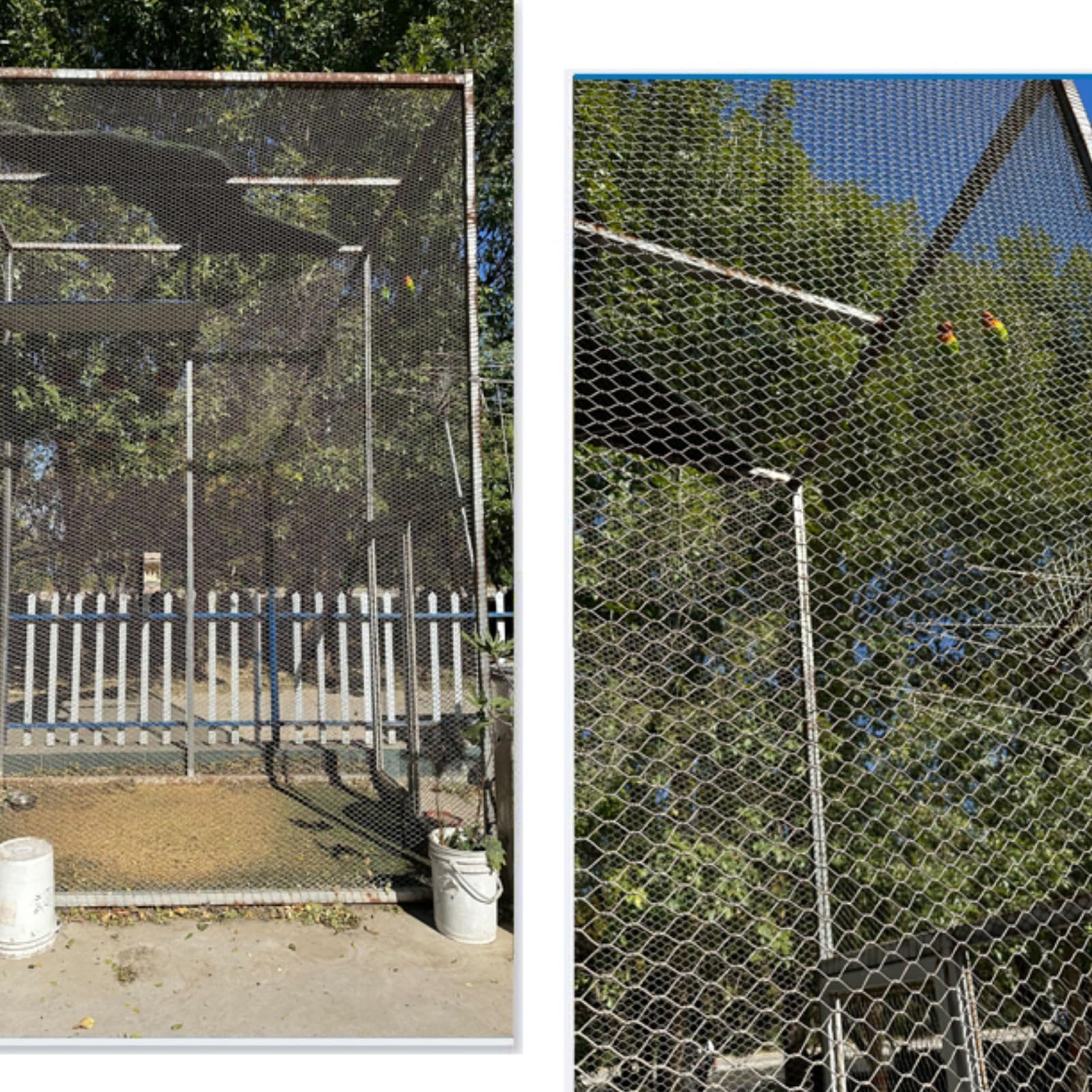 Alambre Espino Galvanizado Red de cuerda de acero inoxidable 304, valla decorativa de límites cortable, malla de seguridad antirrobo y anticaída para jardín de campo de fútbol, espacio entre orificio