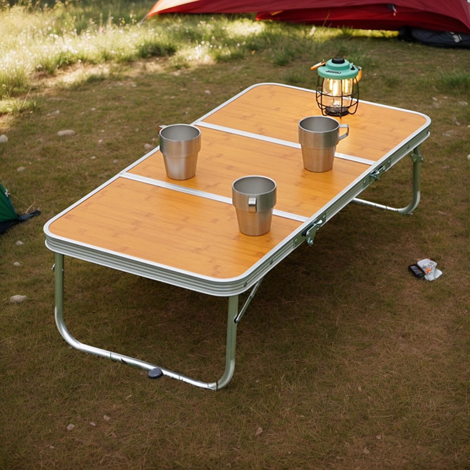 Stół kempingowy składany Składany Desk Outdoor | Składany stół kempingowy Piknik, Grill, Podwórko, Plaża, Wędkowanie, Ogród, Festiwal, Patio, Wycieczka, Przyczepa