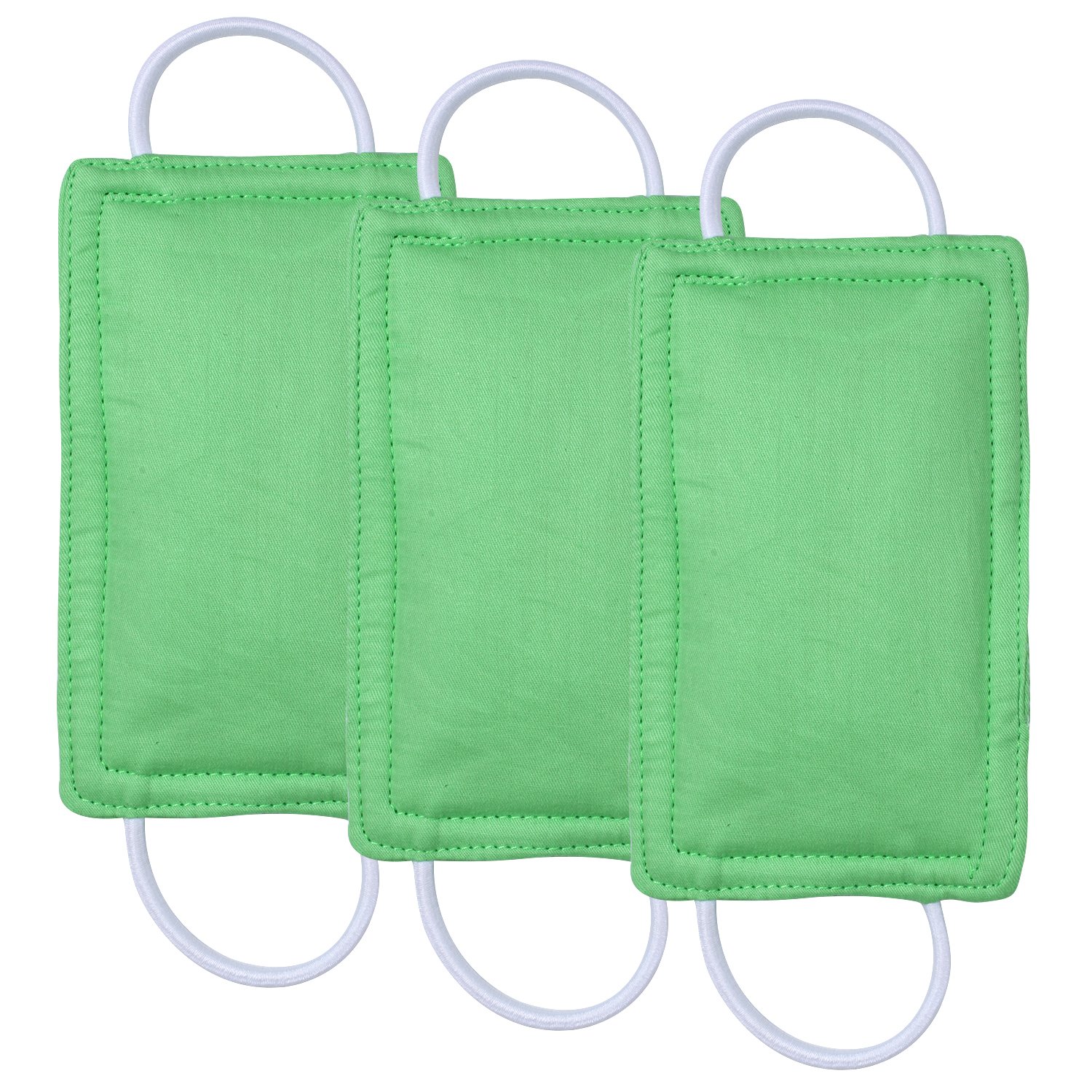 Icobuty Green Door Silencer Door Jammer Door Closer Cushion Nursery Door Silencer Door Latch Cover 3 Pack For Noise Reducing Quiet Doors Baby Toddler Safety 3.25 X 5.5 Inch (Green)