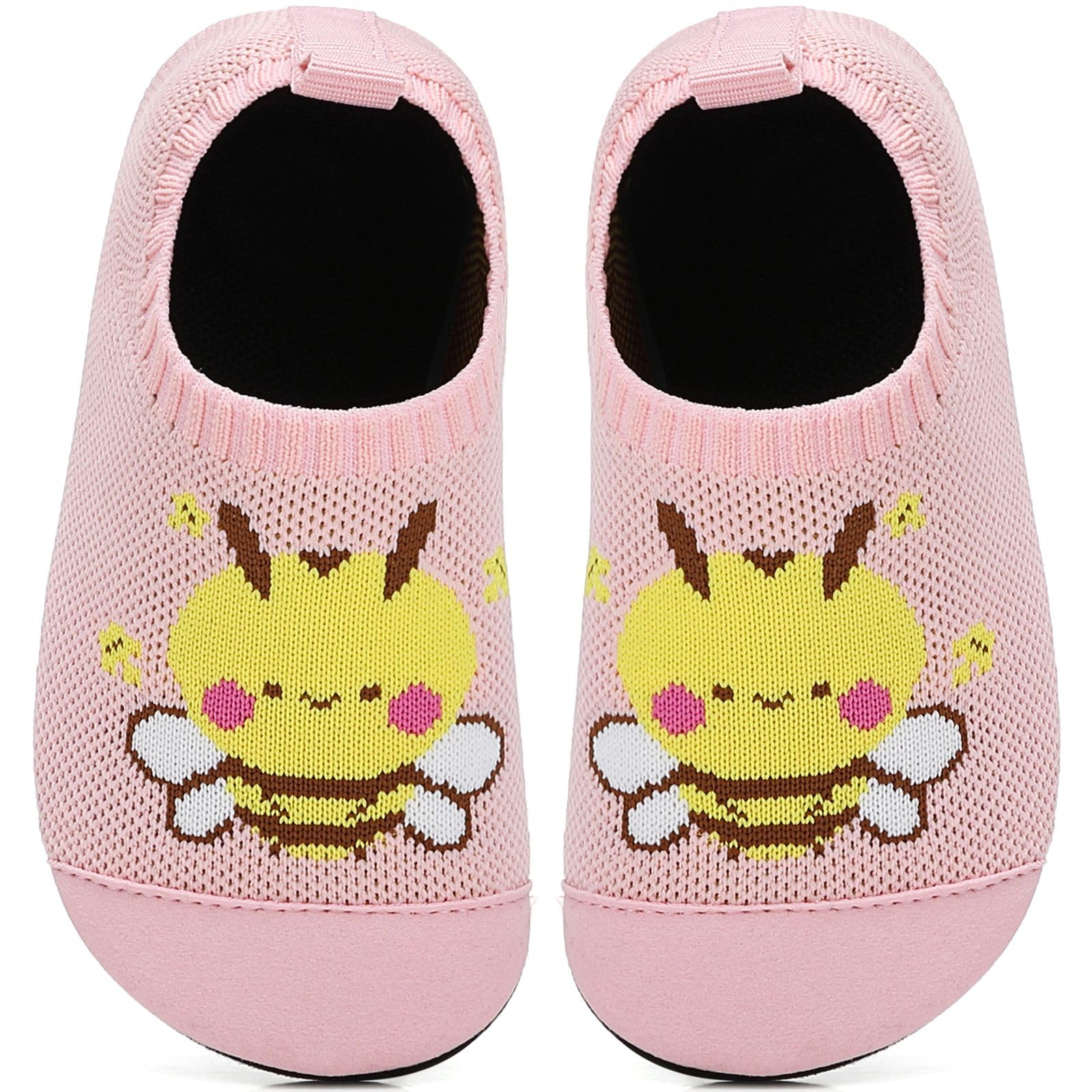 Hausschuhe Kinder Mädchen Junge Barfussschuhe Kindergarten Slippers | Atmungsaktiv Turnschläppchen, Weich Barfuß Hausschuhe, Kindergarten Slippers, Unisex Lauflernschuhe