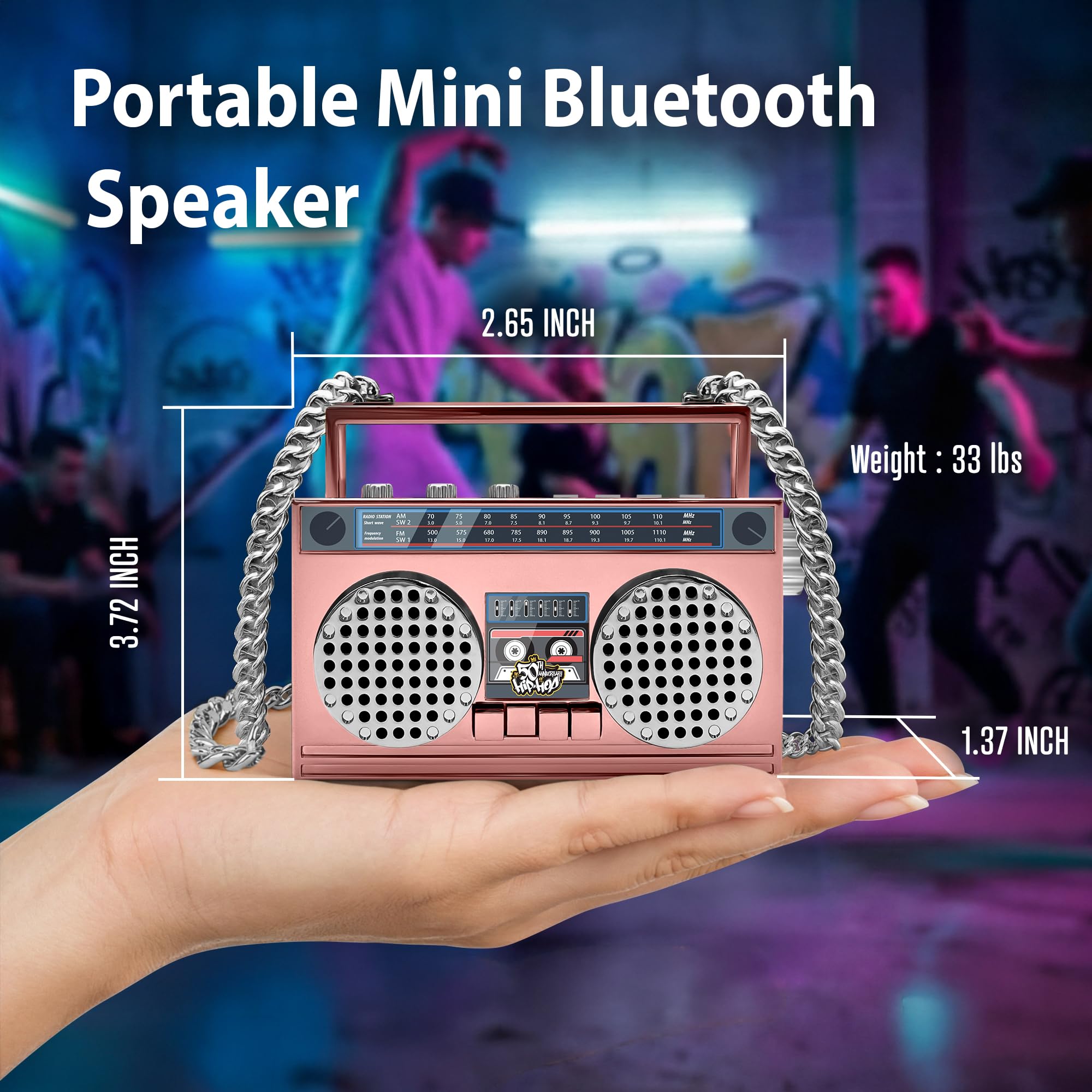 Amazon.com: Portable Bluetooth Speakers, Retro Speakers Bluetooth