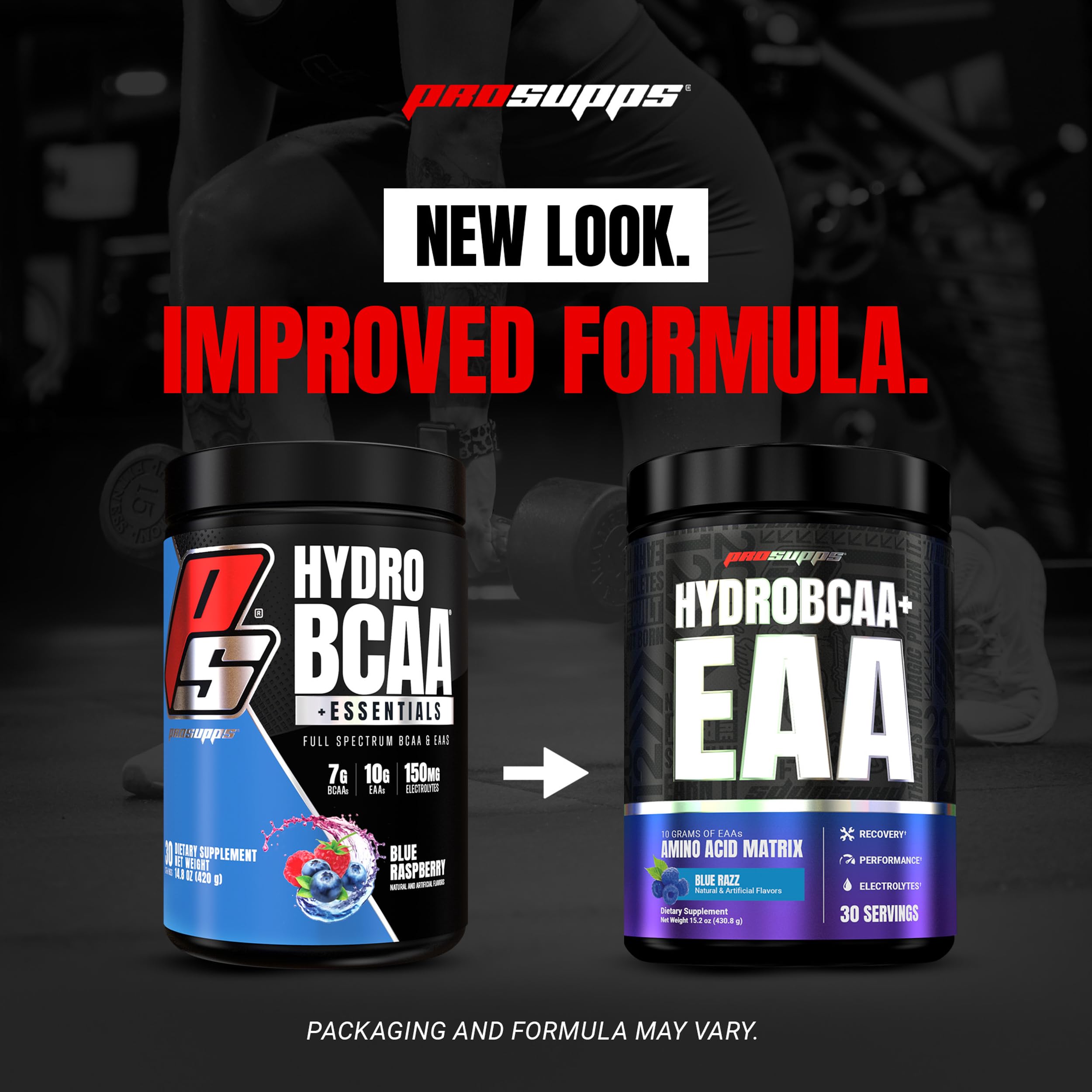 ProSupps HydroBCAA + Essentials (30 serv) Framboise bleue