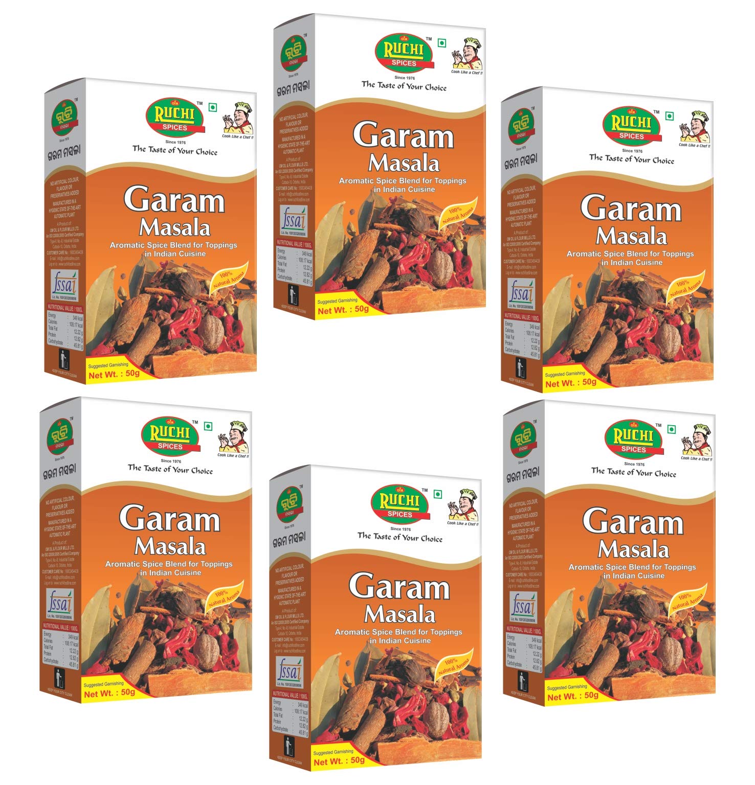 RUCHI GARAM MASALA 50GM (PACK OF 6) (B08WX68PSF) Amazon Price History, Amazon Price Tracker