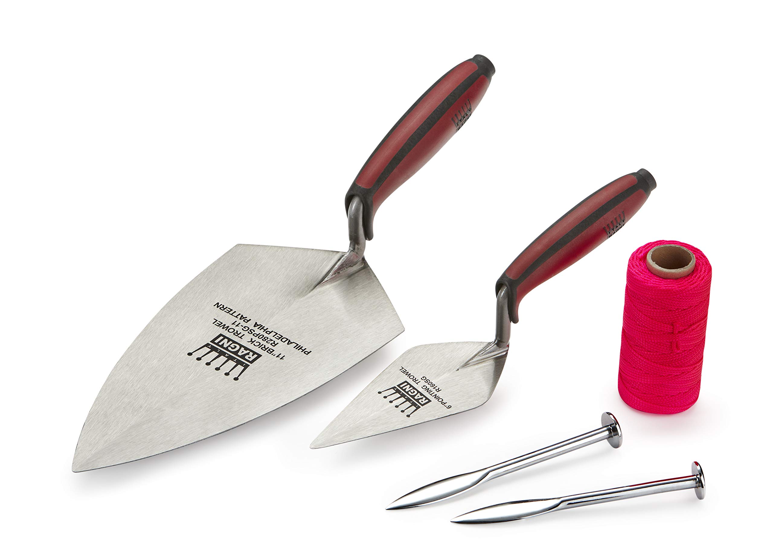 Ragni Rb1012 Bricklayer's Trowel Set 4Pc